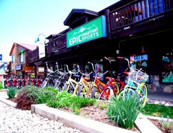 Epic Mountain Sports shop exterior.