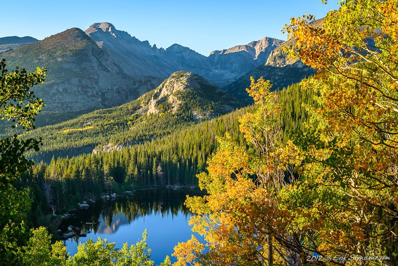 A stunning portrait of the Colorado fall foliage.